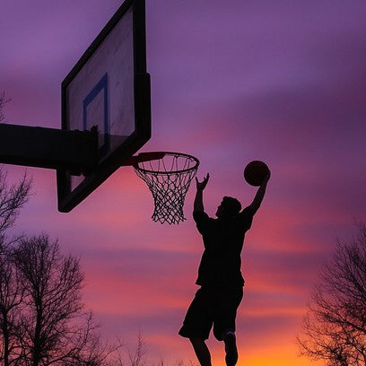 Dunk a Basketball on a Regulation Court