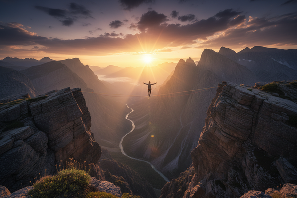 Slackline Highline Adventure